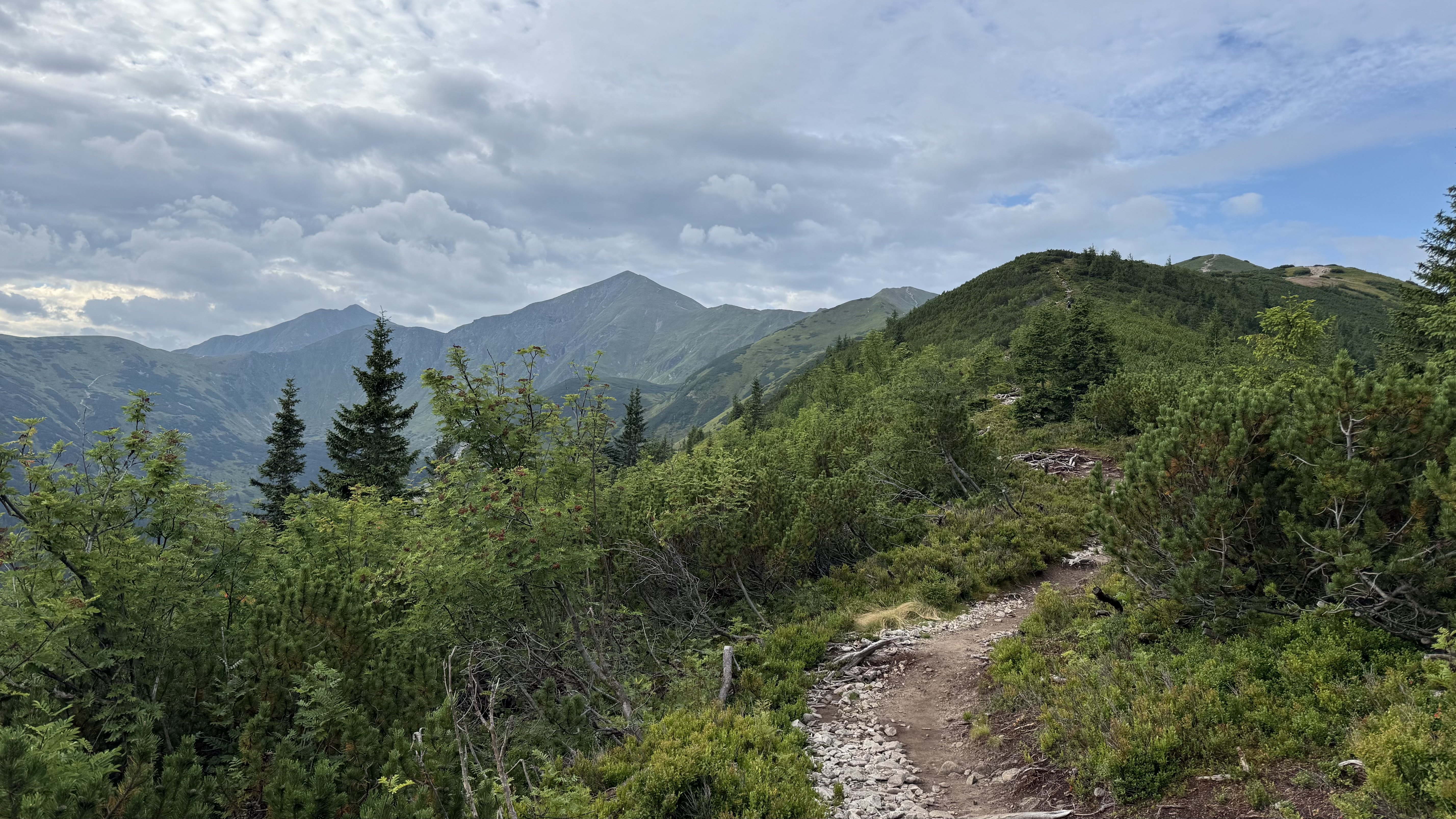 Starorobociański Wierch i skrócenie drogi rowerem
